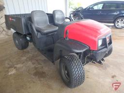 Toro Workman MDX gas 2WD utility vehicle with manual poly dump box, lights, 120 hrs