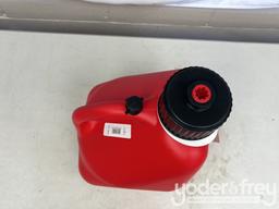Unused 5 Gal Liquid Utility Jug- Red
