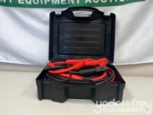 Unused 1 Gauge 25' Heavy Duty Booster Cable c/w Carry Case