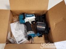 Unused Makita 1 3/4" Roofing Coil Pneumatic Nailer - AN454 - 1 YR Factory Warranty - Recon
