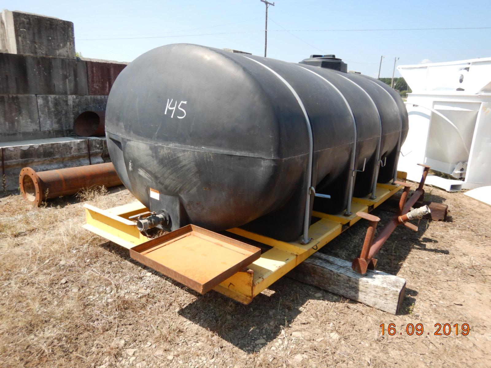 WATER TANK,  1,500-GALLON, WITH SPRAY BOOM