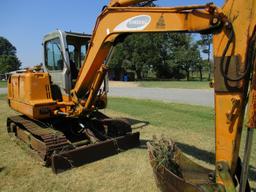 SAMSUNG SE50-3 TRACKHOE,  WITH BLADE,DOES NOT RUN, S# AFY1744