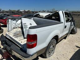 2006 FORD F150 PICKUP TRUCK, UNKNOWN MILEAGE,  WRECKED, 4 DR, 2WD, GAS, A/T