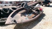 RANGER 335-V FISHING BOAT,  NO TRAILER, UNKNOWN RUNNING CONDITION, NO TITLE