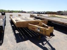 2001 WINSTON EQUIPMENT TRAILER,  PINTLE HITCH, TANDEM AXLE, DUALS, DOVETAIL
