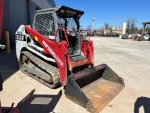 2020 Takeuchi TL6R Rubber Track Skid Steer Loader, ROPS Cage, Aux Hydraulic