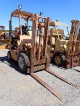 YALE GDEPO570SANFBS-080 FORKLIFT,  4 CYL DIESEL, 5K CAPACITY, 2 STAGE MAST,