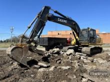 2014 John Deere 210G Excavator, 6,806 hrs, EROPS, AC, Hydraulic Thumb, S#1F
