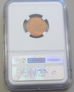 1944-S WHEAT CENT NGC GEM 65 RED
