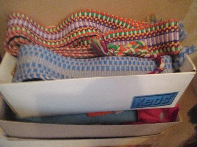 Scarfs, Belts, Umbrellas, Etc. with 2 Storage Boxes
