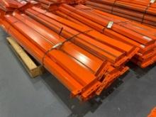 APPROX. QTY) 17 CROSS BEAMS FOR PALLET RACK, 8' BEAMS