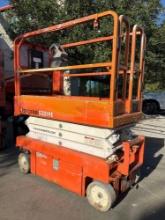 SNORKEL SCISSOR LIFT MODEL S3219E ANSI , ELECTRIC, APPROX MAX PLATFORM HEIGHT 19FT, NON MARKING