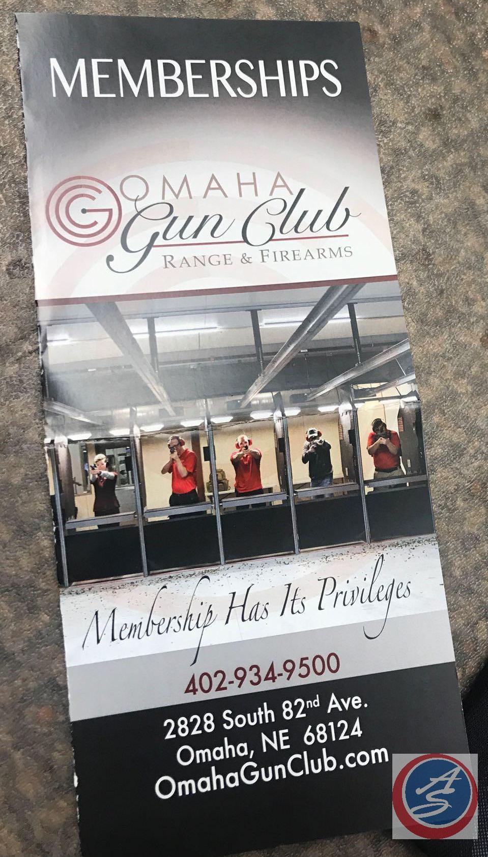 Omaha Gun Club 1 Year Silver Membership
