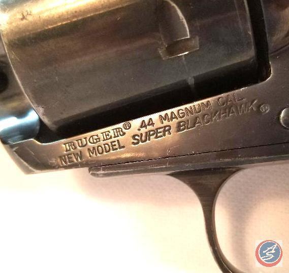 Manufacturer: Ruger Model: Super Blackhawk Caliber: 44 mag Serial #: 81-49984 Type: S/A Pistol