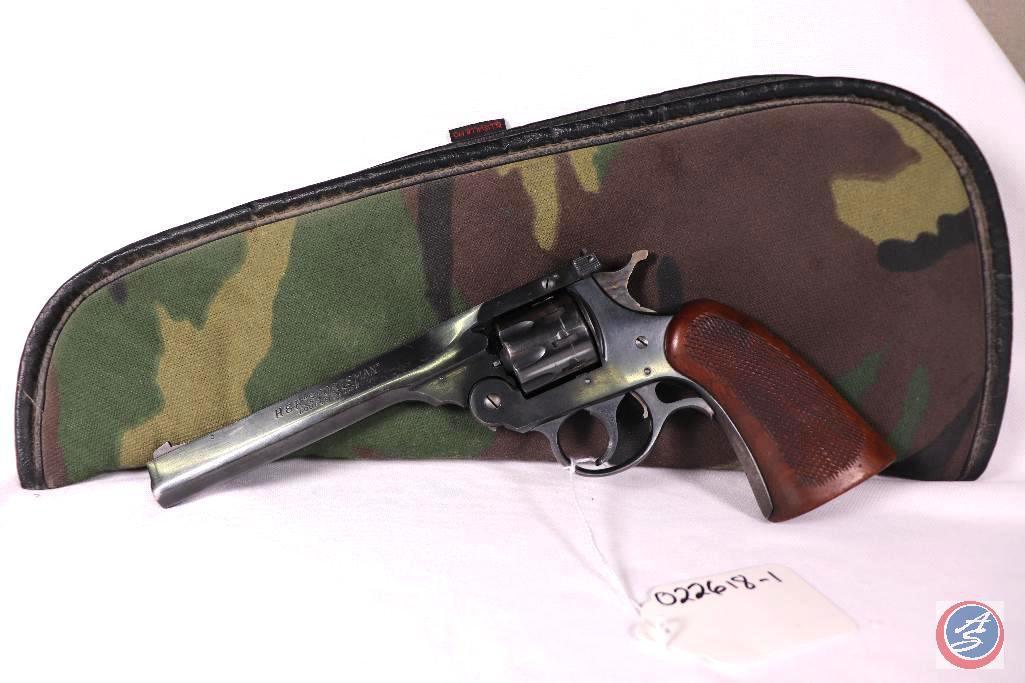 Manufacturer: H& R Model: Sportsman Caliber: 22 SL LR Serial #: 41042 Type: D/A Revolver with pistol