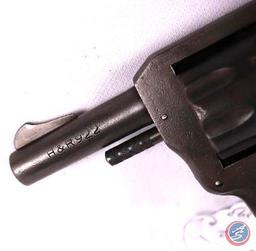 Manufacturer: H& R Model: 922 Caliber: 22 LR Serial #: R52293 Type: D/A Revolver