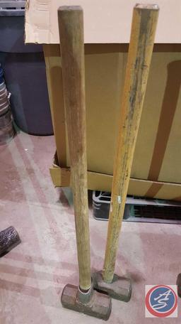 [2] Wood Handled Sledgehammers