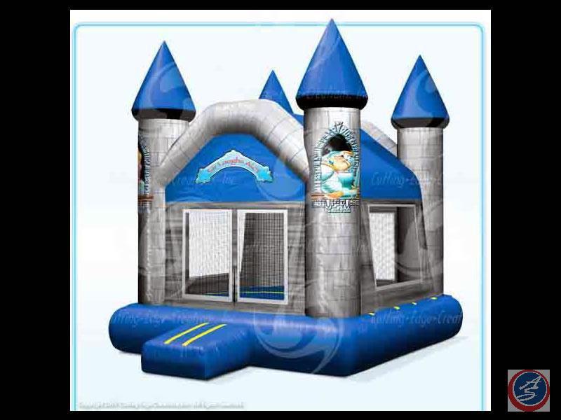 Castle Bounce House (requires 1 blower fan to inflate, NOT included in this lot)