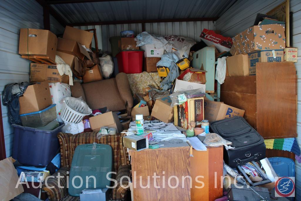 Contents of 10 x 15 storage unit- $100.00 clean out deposit added to invoice, refunded after manager