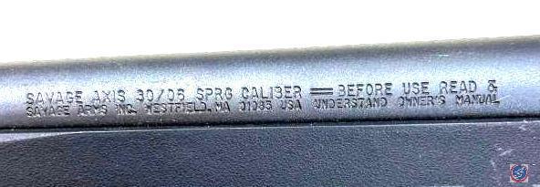 MFG: Savage Model: Axis Caliber/Gauge: 30 06 sprg Action: Bolt Serial #: H682536 ...
