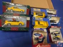 Classic Christmas Ornaments Die Cast Metal & Plastic Collectibles, Road Track Power Racers - Die