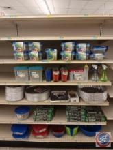 Storage containers and foil cooking supplies