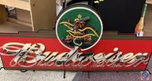 Budweiser Neon sign (nonworking and will not ship) 48 x 23 1/2