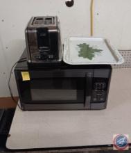 Hamilton Beach microwave and Food Network toaster