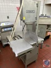 Hobart meat department bandsaw with new blade
