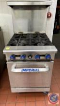 Imperial 4 burner stove