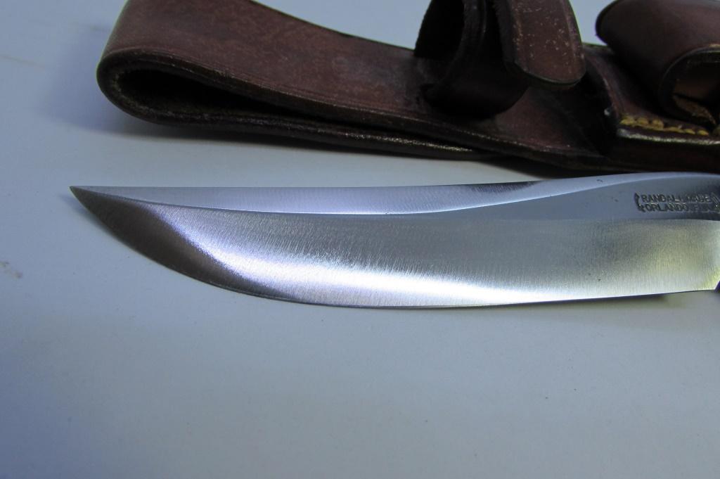 RANDALL #7-4 KNIFE & ORIGINAL LEATHER SHEATH