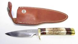 RANDALL 26 PATHFINDER KNIFE STAG LEATHER GRIP