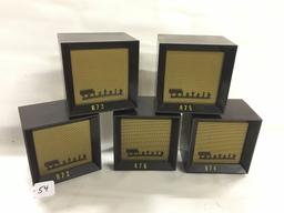 Group of 5 Vintage Webster Electric Teletalk Model L Speakers,