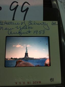 36 Slides Marked1958 New York City, Cape Code, Statue of Liberty