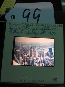 36 Slides Marked1958 New York City, Cape Code, Statue of Liberty