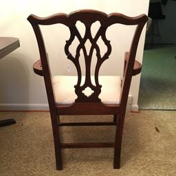 Set Of (6) Chippendale Straight-Leg Chairs
