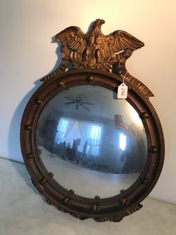 Vintage Wall Mirror w/ Eagle