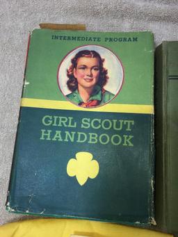 Girl Scout Lot Incl Books, Sash and More