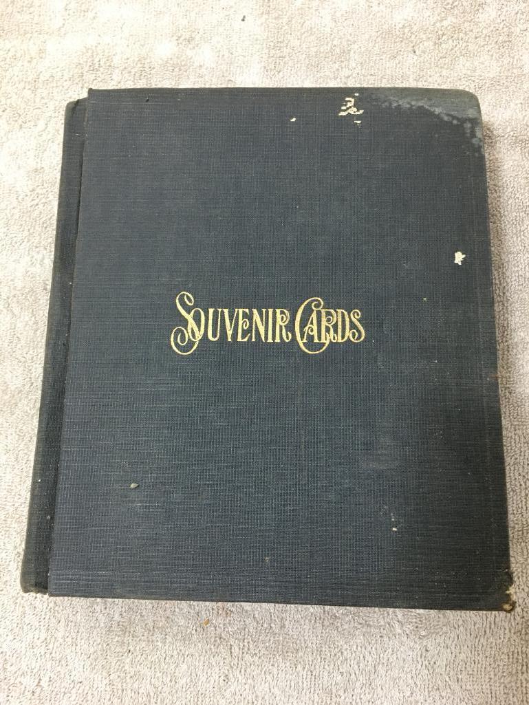 Vintage Scrapbook Book of Souvenir Cards