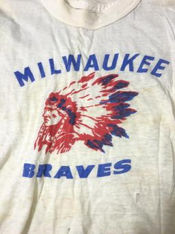 Vintage Milwaukee Braves Child's T-Shirt Size L