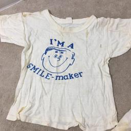 Two Vintage Childrens T-Shirts Size M
