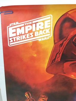 Vintage Star Wars Empire Strikes Back Poster by Coca Cola 1980