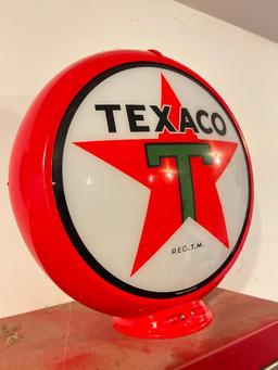 Plastic Tecaco Reproduction Gas Pump Globe