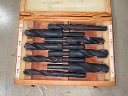 Eight Piece Silver and Deming Drill Bet Set w/Case
