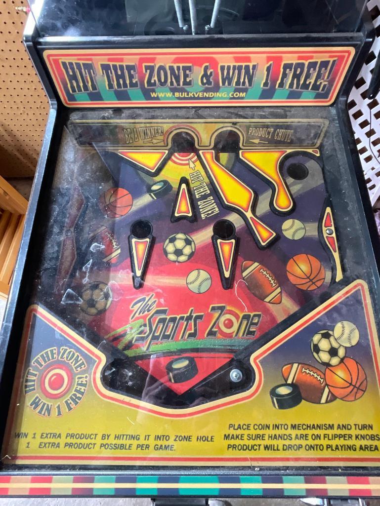 Vintage Sports Zone Pin Ball Machine