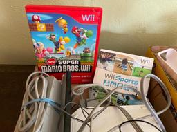Wii Game System and Various Controllers