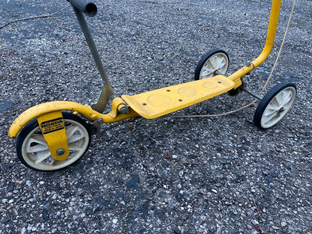 Vintage Kick and Go Scooter
