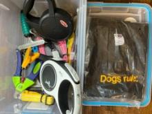 Group of Dog Supplies