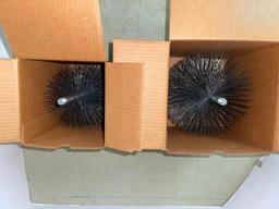 6 and 8" Premium Chimney Brush New in Box
