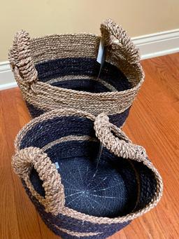 Group of 2 Woven Baskets